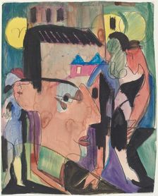Self-Portrait, 1928. Creator: Ernst Kirchner