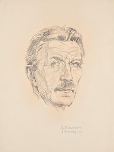 Self-portrait, 1929. Creator: Franz Barwig