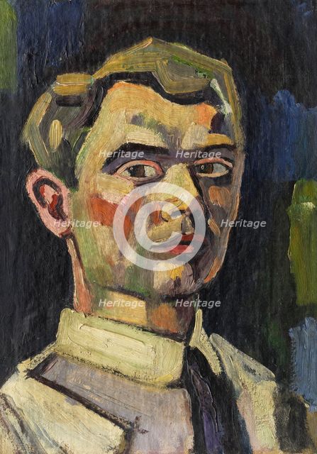Self-portrait, 1929. Creator: Macke, Helmuth (1891-1936).