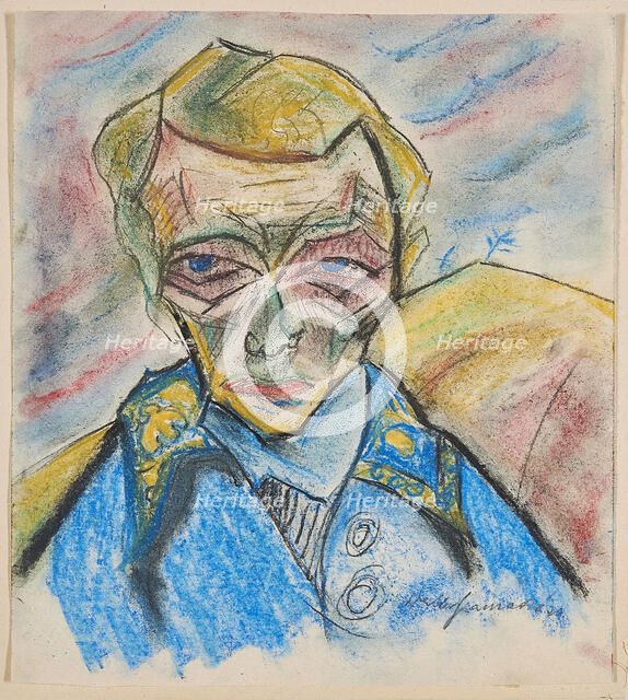 Self-portrait, 1920. Creator: Gramatté, Walter (1897-1929).