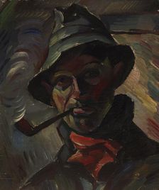 Self-Portrait, 1920. Creator: Ilmari Aalto