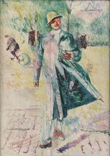 Self-Portrait, 1920. Creator: Ludvig Karsten