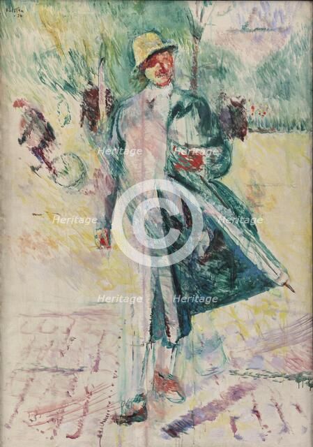 Self-Portrait, 1920. Creator: Ludvig Karsten.