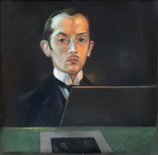 Self-portrait, 1920. Creator: Martini, Alberto (1876-1954)