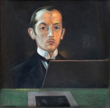 Self-portrait, 1920. Creator: Martini, Alberto (1876-1954)