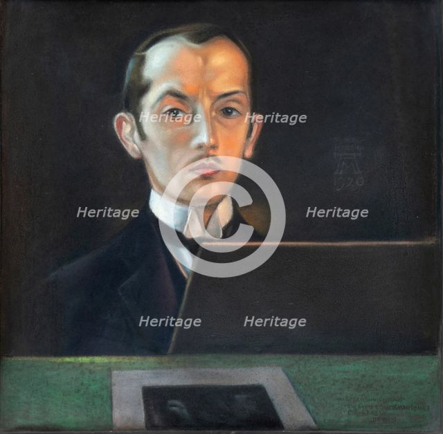 Self-portrait, 1920. Creator: Martini, Alberto (1876-1954).