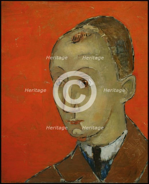 Self-Portrait, 1920s. Creator: Komarovsky, Vladimir Alexeevich (1883-1937).