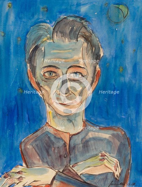 Self-portrait, 1921. Creator: Gramatté, Walter (1897-1929).
