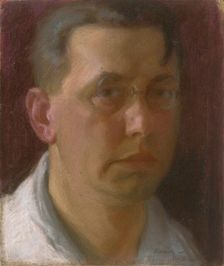 Self-portrait, 1922. Creator: Andrej Kovacik