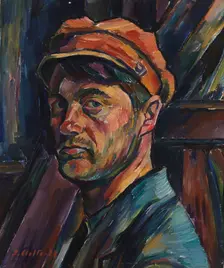 Self-Portrait, 1922. Creator: Ilmari Aalto