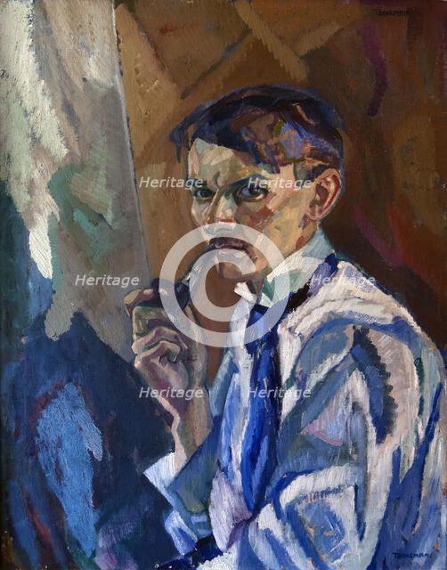 Self-portrait, 1922. Creator: Törneman; Axel (1880-1925).