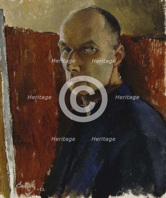 Self-Portrait, 1923. Creator: Alvar Cawén.