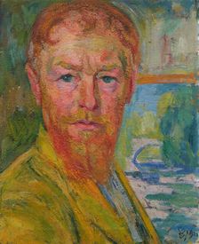 Self-portrait, 1923. Creator: Giacometti, Giovanni (1868-1933)