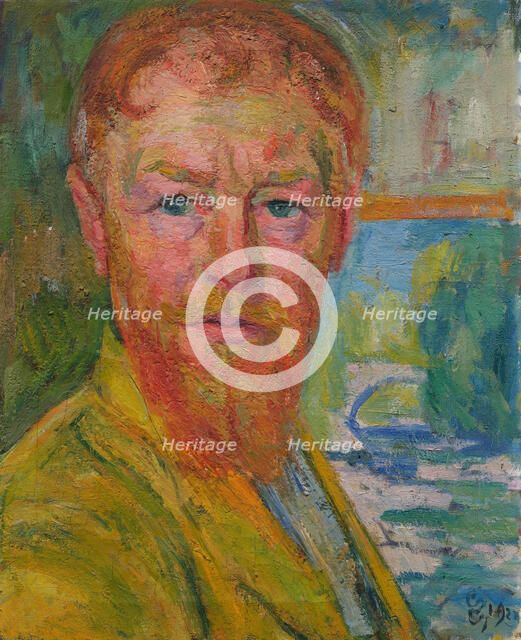 Self-portrait, 1923. Creator: Giacometti, Giovanni (1868-1933).