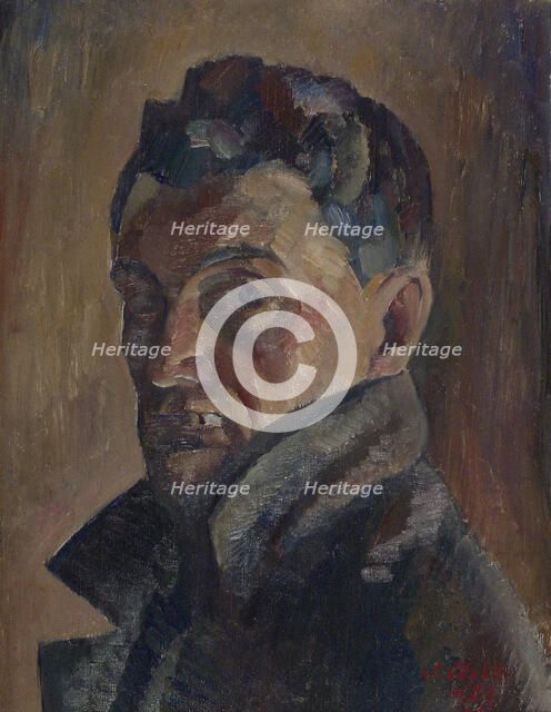Self-Portrait, 1923. Creator: Ilmari Aalto.