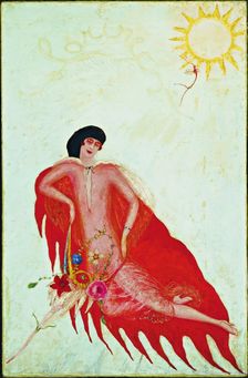 Self-portrait, 1923. Creator: Stettheimer, Florine (1871-1944)