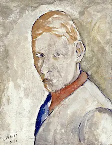 Self-Portrait, 1923. Creator: Vilho Lampi