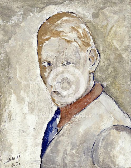Self-Portrait, 1923. Creator: Vilho Lampi.