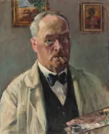 Self-Portrait, 1934. Creator: Hugo Backmansson