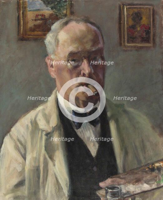 Self-Portrait, 1934. Creator: Hugo Backmansson.