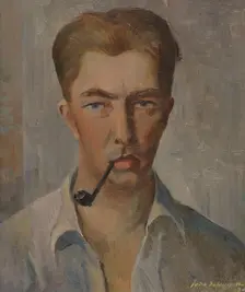 Self-Portrait, 1934. Creator: Juho Salminen