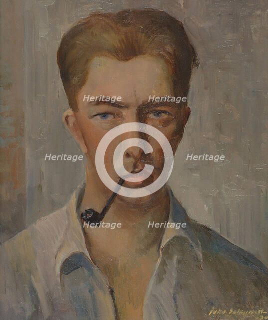 Self-Portrait, 1934. Creator: Juho Salminen.