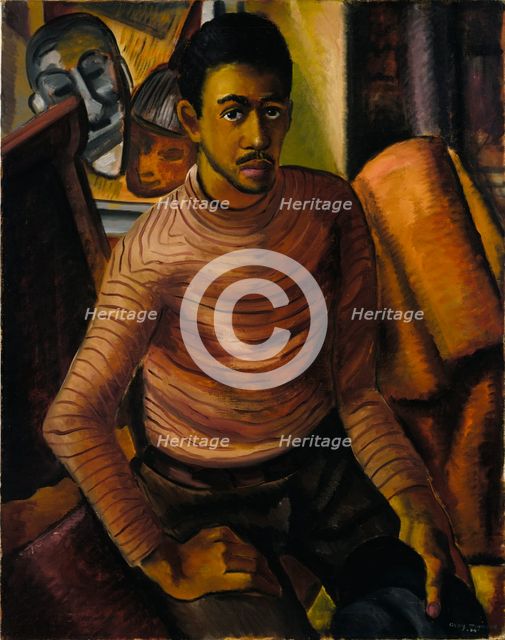 Self-Portrait, 1934. Creator: Malvin Gray Johnson.