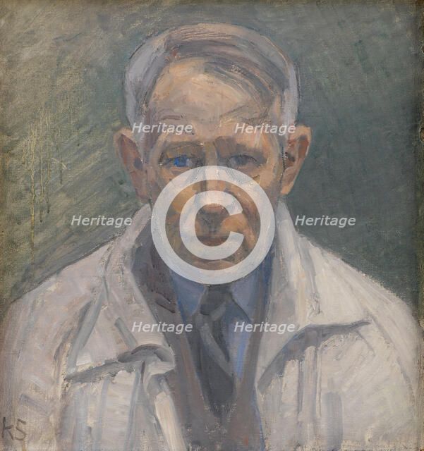 Self-portrait, 1936. Creator: Karl Schou.