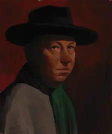 Self-Portrait, 1936. Creator: Paavo Leinonen