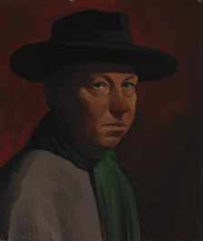 Self-Portrait, 1936. Creator: Paavo Leinonen