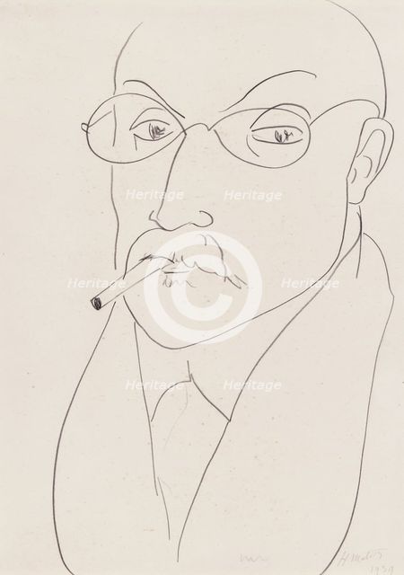Self-portrait, 1939. Creator: Henri Matisse.