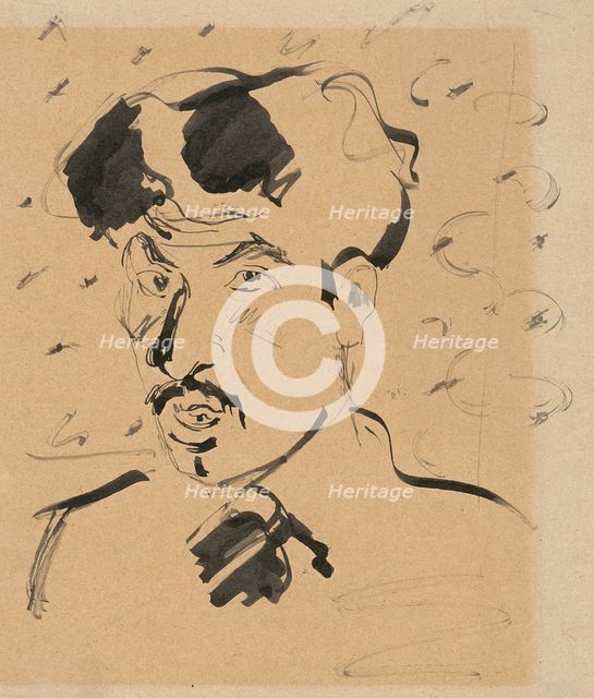 Self-portrait, 1932. Creator: Cyprian Majernik.