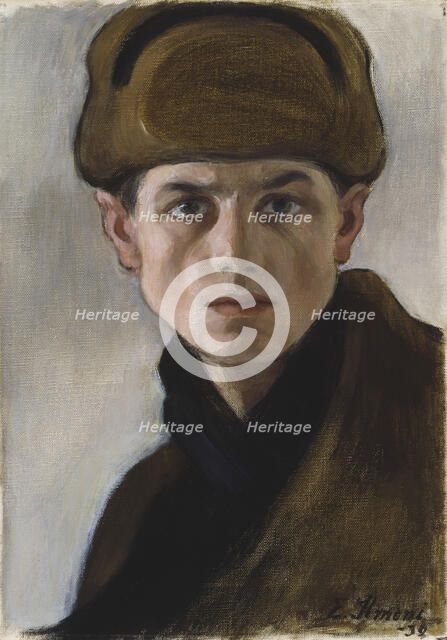 Self-Portrait, 1932. Creator: Einar Ilmoni.