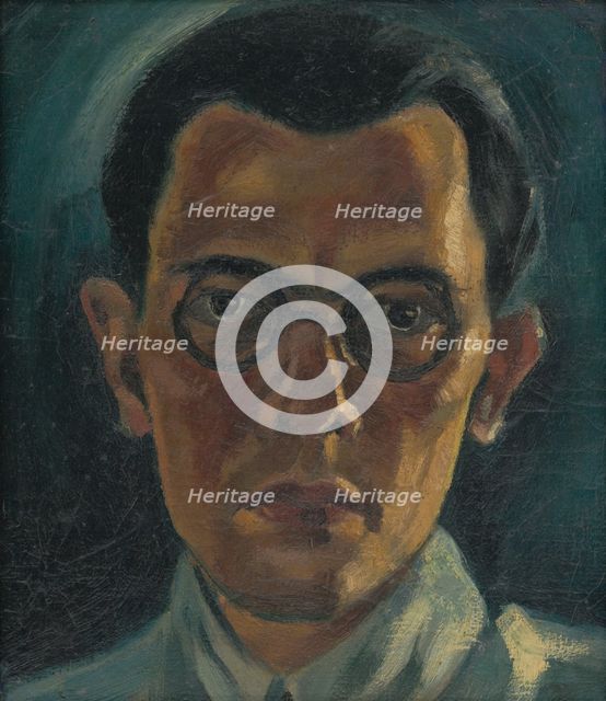 Self-Portrait, 1932. Creator: Mikulas Galanda.