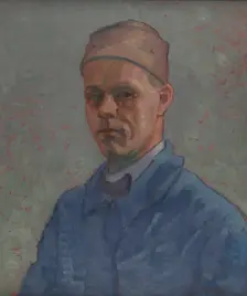 Self-Portrait, 1933. Creator: Anton Lindforss