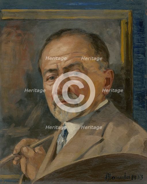 Self-Portrait, 1933. Creator: Jozef Hanula.