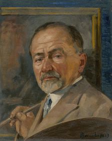 Self-Portrait, 1933. Creator: Jozef Hanula