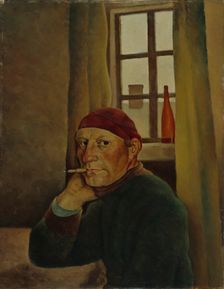Self-Portrait, 1933. Creator: Lampi, Vilho (1898-1936)