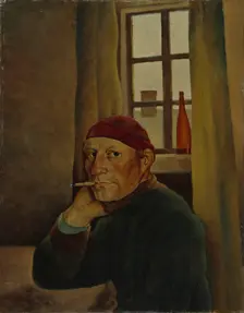 Self-Portrait, 1933. Creator: Vilho Lampi