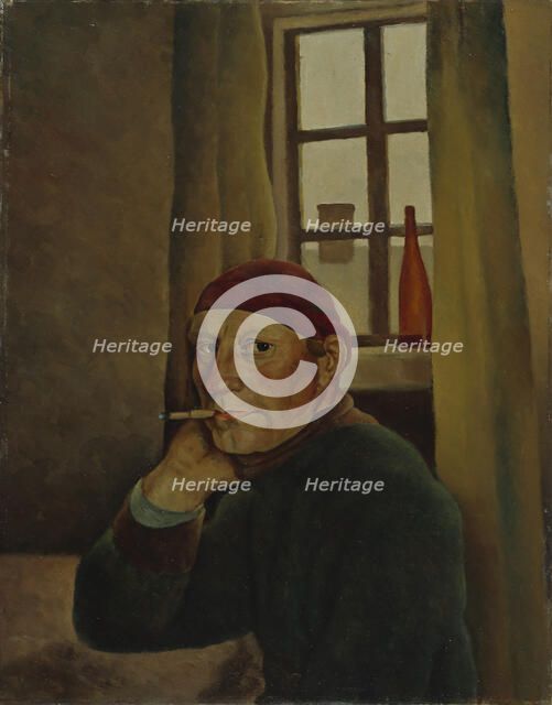 Self-Portrait, 1933. Creator: Vilho Lampi.