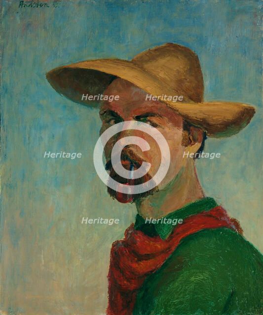 Self-Portrait, 1945. Creator: Bror Andsten.