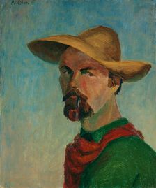 Self-Portrait, 1945. Creator: Bror Andsten