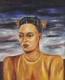 Self-portrait, 1947. Creator: Izquierdo, María (1902-1955)