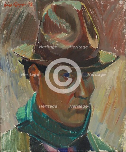 Self-Portrait, 1948. Creator: Eino Rapp.