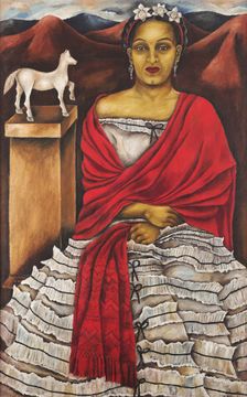 Self-portrait, 1940. Creator: Izquierdo, María (1902-1955)