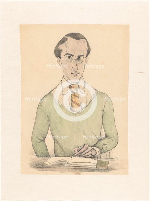 Self-portrait, 1941. Creator: Henk Hartog.