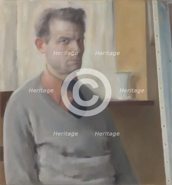 Self Portrait, 1941. Creator: Pieter Rottie.