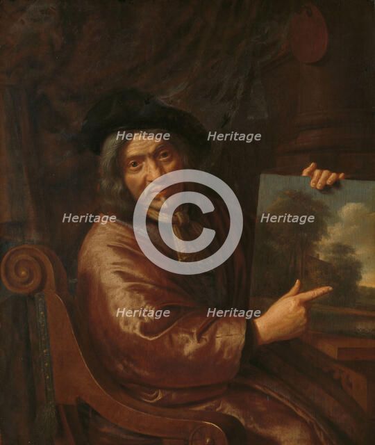 Self-Portrait, um 1640-1650. Creator: Asch, Pieter Jansz van (1603-1678).