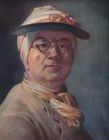 Self-portrait wearing Glasses 1775. Artist: Jean-Simeon Chardin