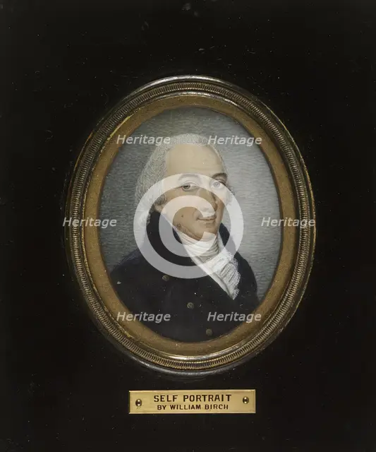 Self Portrait (William Russell Birch), c1834. Creator: William Russell Birch.